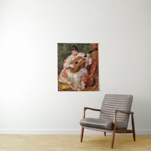 Tapete De Parede Renoir - Mulher Tocando o Violão,