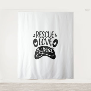 Tapete De Parede Resgate Love Repete Dog Paw