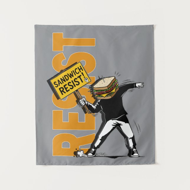 TAPETE DE PAREDE RESISTA  (Frente)