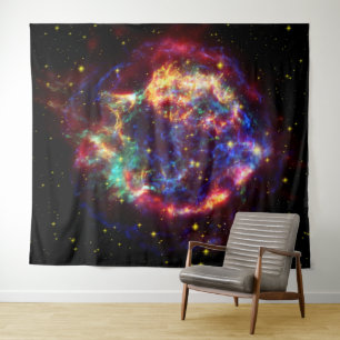 Tapete De Parede Resto do Supernova da galáxia do Cassiopeia
