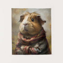 Tapete De Parede Retrato Clássico De Um Porco-Guiné