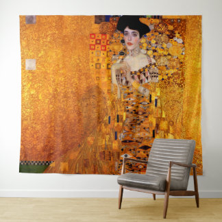 Tapete De Parede Retrato de Adele Bloch-Bauer por Gustavo Klimt