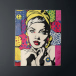 Tapete De Parede Retrato de Arte Pop vibrante Retro-Wall Art<br><div class="desc">Elevem seu espaço com este vibrante retrato de pop, uma incrível mistura de design e talento moderno. Esta tapeçaria de arte de parede gerada por IA é uma adição perfeita a qualquer decoração de casa ou escritório, trazendo cores ousadas e uma composição viva para suas paredes. Ideal para fãs da...</div>