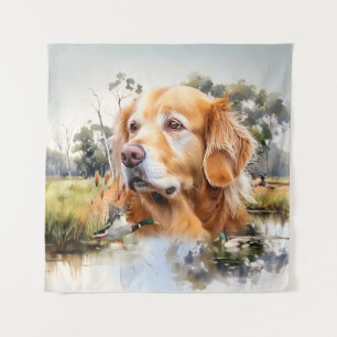 Tapete De Parede Retriever de ouro