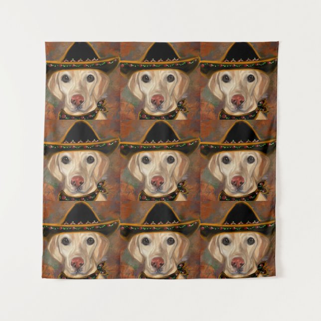 Tapete De Parede Retriever Labrador    (Frente)