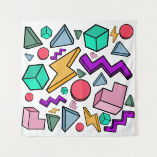 Tapete De Parede Retro estético da Vintage dos anos 80