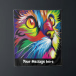 Tapete De Parede Retro pop art cat add message wall decor<br><div class="desc">design por www.etsy.com/Shop/mitkozh</div>
