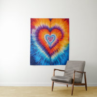 Retro Trippy Hippie - Tie Dye - Peace and Love