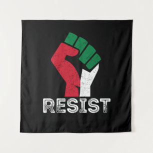 Tapete De Parede Retro Vintage Resiste a Palestina - primeira bande