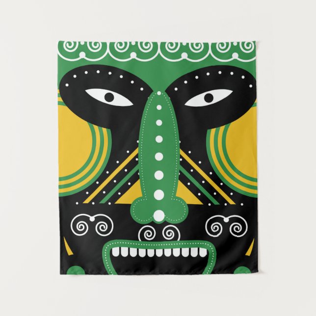 Tapete De Parede Ríbal verde (Frente)