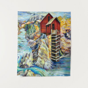 Tapete De Parede Rio Colorado Rocky Mountain River Crystal Mill