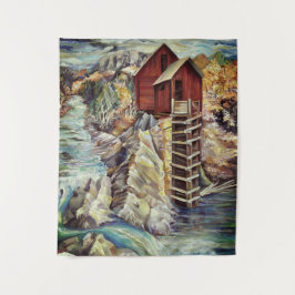 Tapete De Parede Rio Colorado Rocky Mountain River Crystal Mill