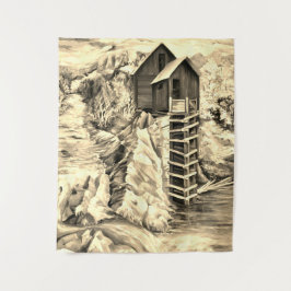 Tapete De Parede Rio Colorado Rocky Mountain River Crystal Mill