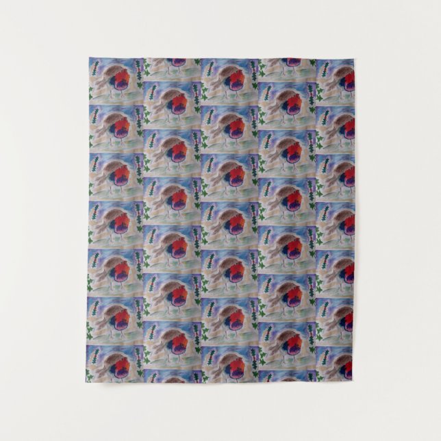 Tapete De Parede Robin Natal (Frente)