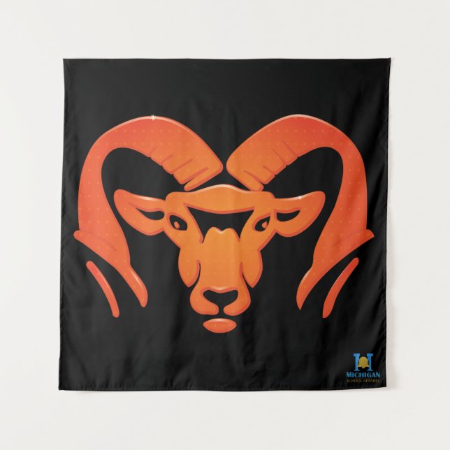 Tapete De Parede Rockford Rams #4 (Frente (Horizontal))