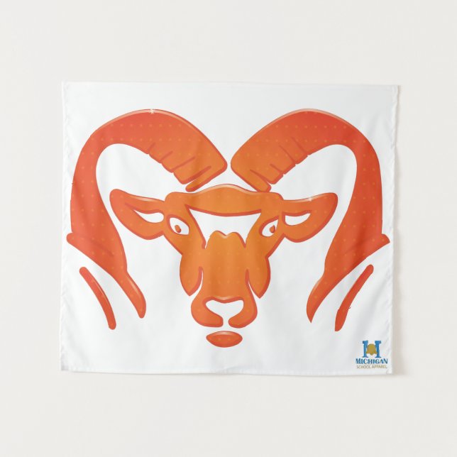 Tapete De Parede Rockford Rams #4 (Frente (Horizontal))