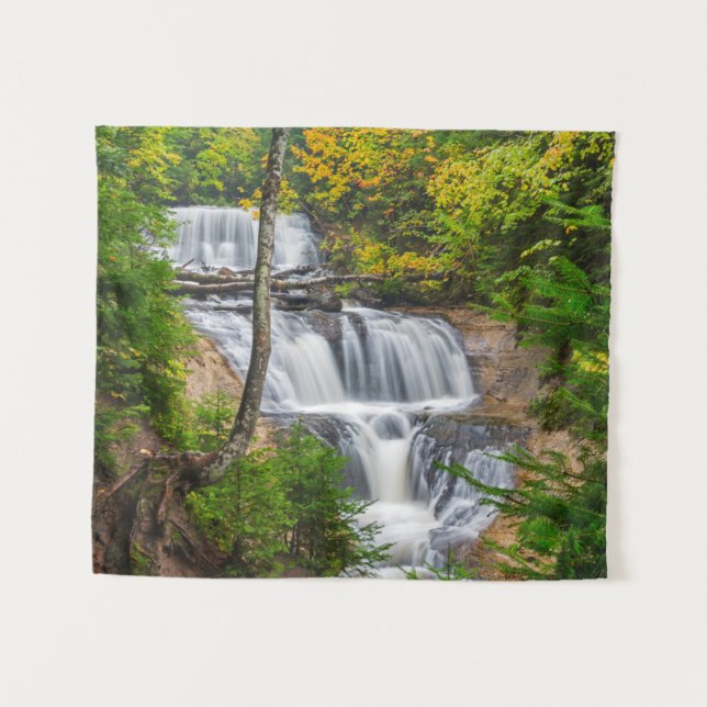 Tapete De Parede Rocks National Lakeshore, Sable Falls (Frente (Horizontal))