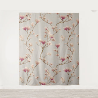 Tapete De Parede Romantic Botanical Wall Tapestry – Heart Blossom