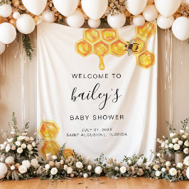 Tapete De Parede ROMY Abelha Bumble Bee Chá de Bebê Rústico Bem-vin