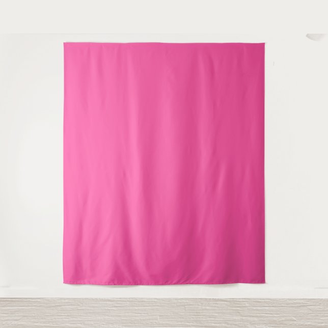 Tapete De Parede Rosa brilhante (cor sólida) (Frente)
