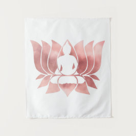 Tapete De Parede Rosa Dourada Textura de Watercolor - Zen de Medita