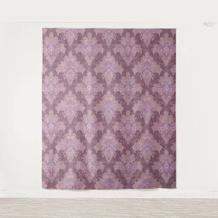 Tapete De Parede Rosa Lavanda Empoeirada Lilás Mauve Damask Elegant