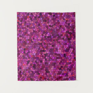 Tapete De Parede Rosa Púrpura do Mosaico