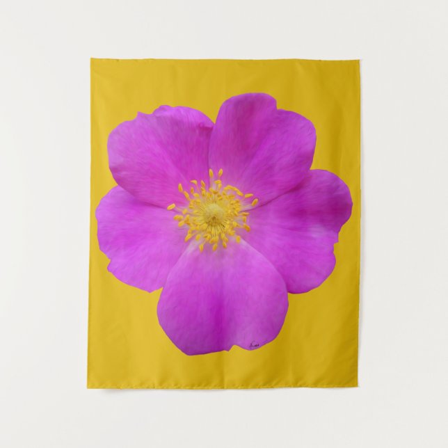 Tapete De Parede Rosa selvagem 2 (Frente)