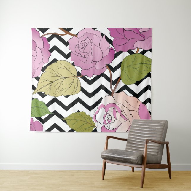 Tapete De Parede Rosas 27 (In Situ (Horizontal))