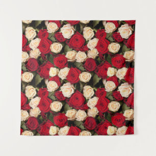 Tapete De Parede Rosas, azulejo de fundo elegante e sem costura