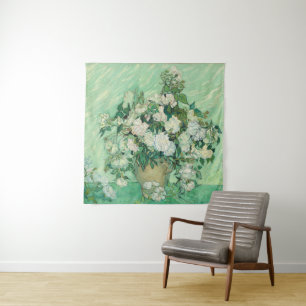 Tapete De Parede Rosas de Vincent Van Gogh