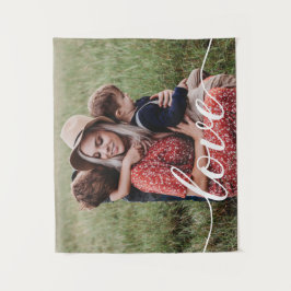 Tapete De Parede Roteiro de Amor com Foto Personalizada Moderna