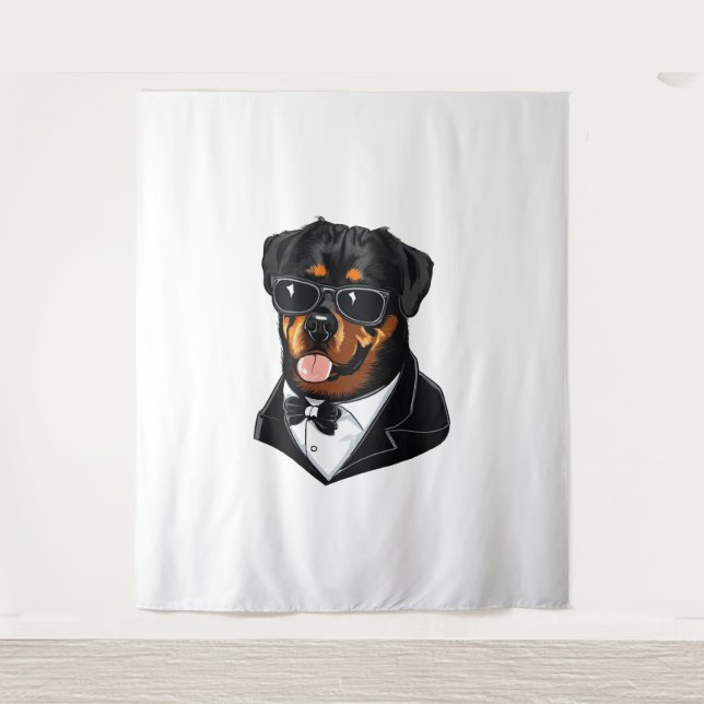 Tapete De Parede Rottweiler O Guarda-costas (Frente)