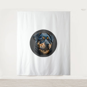 Tapete De Parede Rottweiler preto