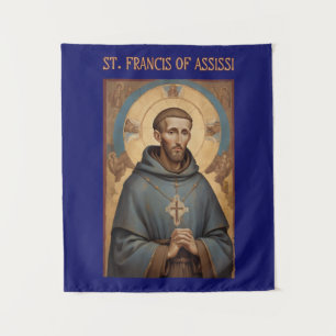 Tapete De Parede Rua. Francis da Teoria Católica Romana de Assis