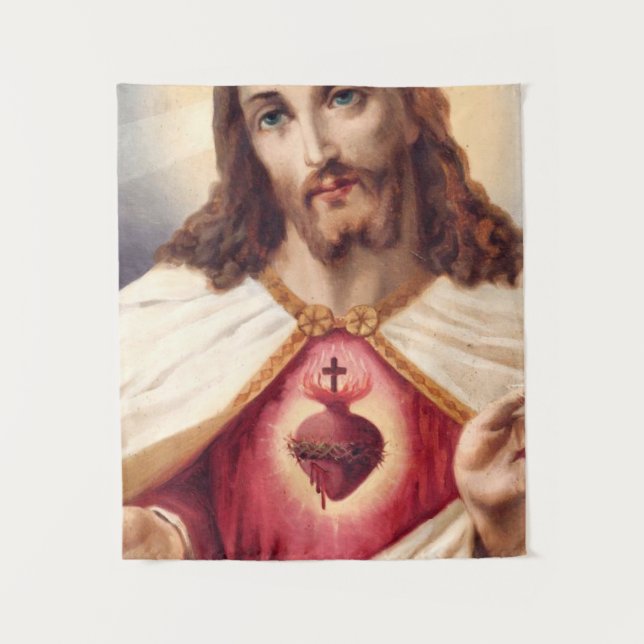 Tapete De Parede Sacred Heart Of Jesus (Frente)