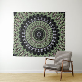 Tapete De Parede Sage Green Mandala