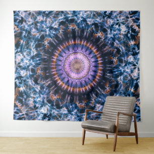 Tapete De Parede Sagitário A Mandala de Arte Espacial Abstrata Lumi