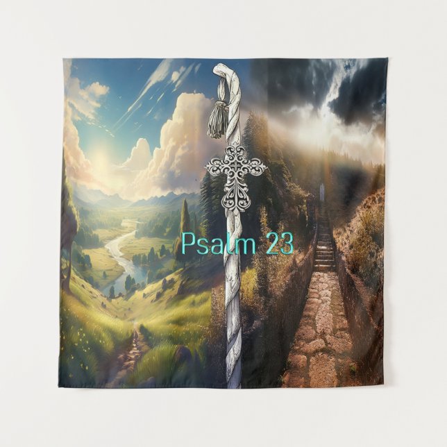 Tapete De Parede Salmo 23 (Frente)