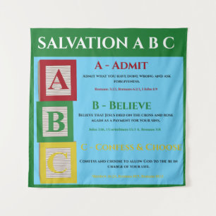 Tapete De Parede Salvação abc