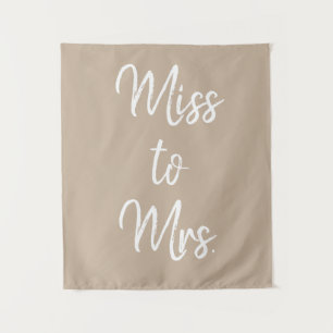 Tapete De Parede Sand Tan Khaki Miss para a Sra. Banner Chá de pane