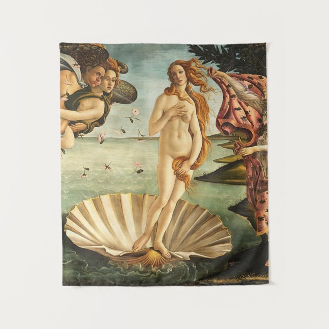Tapete De Parede Sandro Botticelli Nascimento De Vênus (Frente)