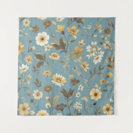 Tapete De Parede Sangue de Azul do Jardim