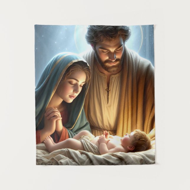 Tapete De Parede Santa Família Natal (Frente)
