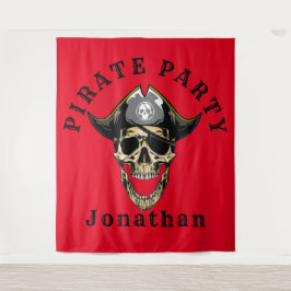 Tapete De Parede Savvy Pirate Skull Ghost