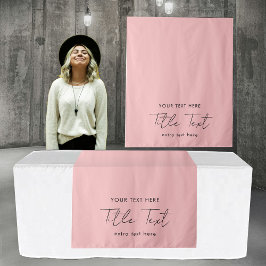 Tapete De Parede Script Moderno do Banner do Executador de Mesas Pe