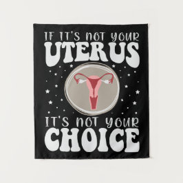 Tapete De Parede Se não é seu útero, não é sua escolha