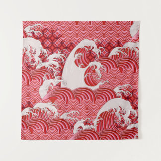 Tapete De Parede Seamless decorative pattern with waves in Chinese 