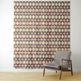 Tapete De Parede Seamless geometric pattern in dark brown leaf 