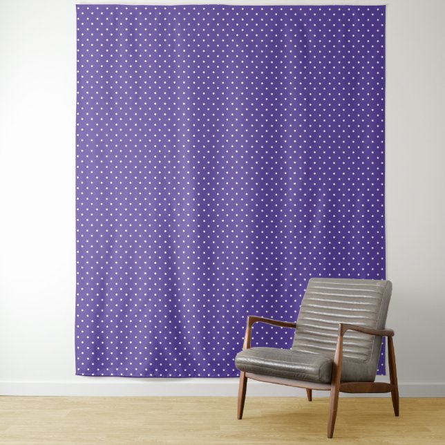 Tapete De Parede Seamless  medium purple polka dot pattern (In Situ)